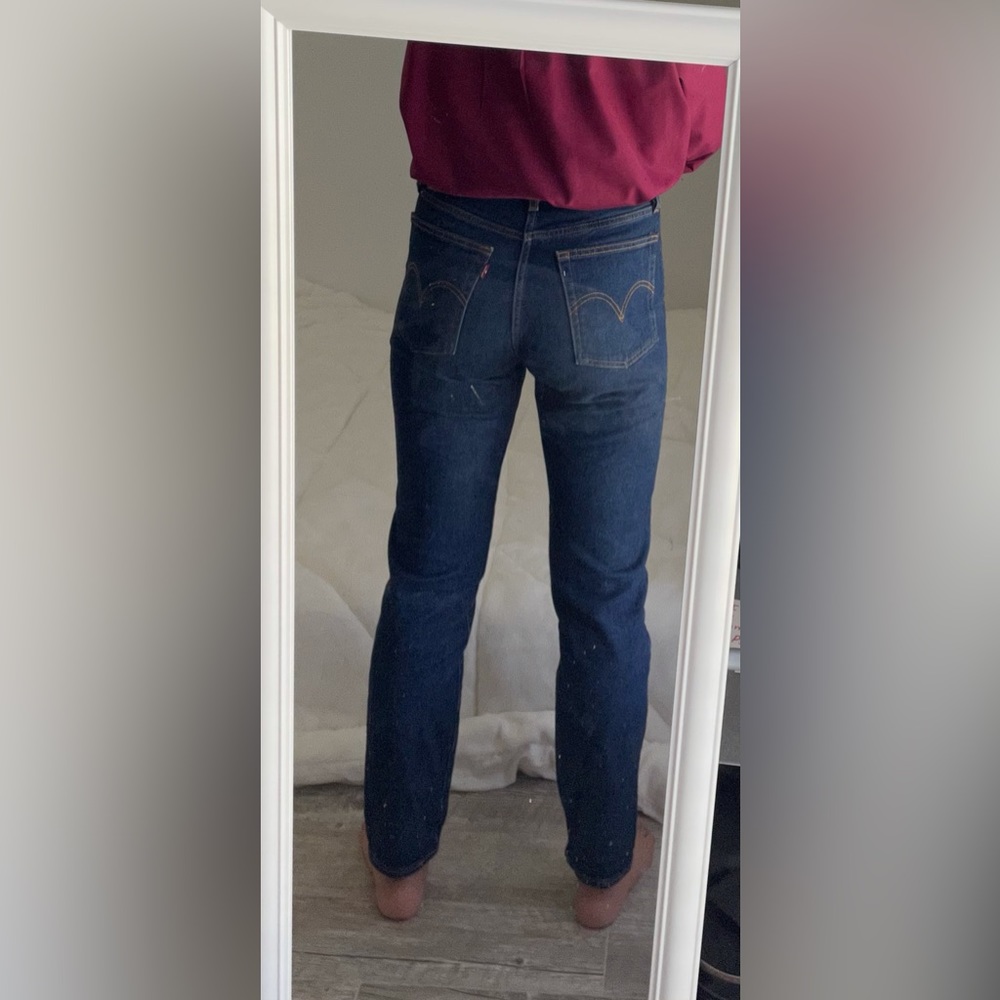 *Like New* Levi Dark Blue Wedgie Size 26 - Picture 3 of 11